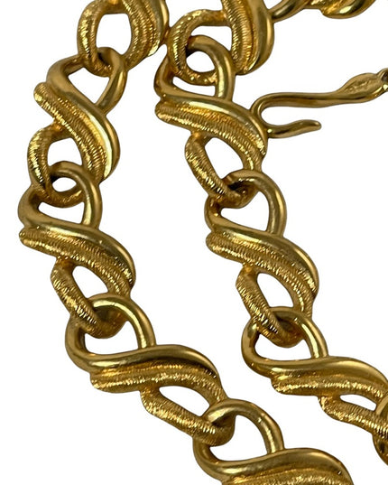 Stunning high lustre gold finish Napier Fancy necklace