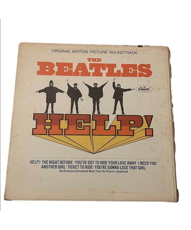 The  Beatles Help Vintage Record LP Vinyl Capitol Records