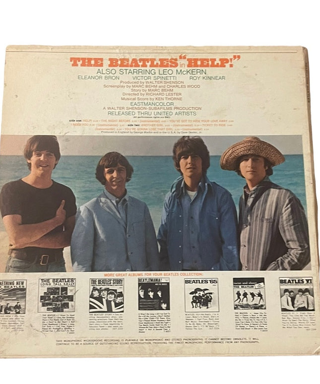 The  Beatles Help Vintage Record LP Vinyl Capitol Records