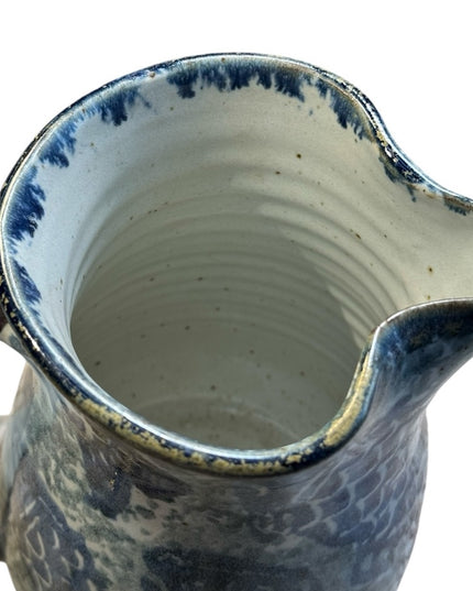 Scott Barnim Pottery Studio Pottery Fish Pitcher Handle Made in Ontario Canada