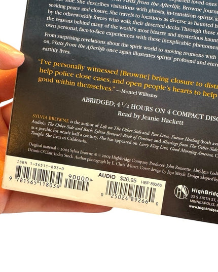 Sylvia Browne Visits from the Afterlife: The Truth About Audio book CD