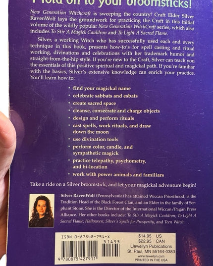 To Ride a Silver Broomstick: New Generation Witchcraft by RavenWolf, Silver G