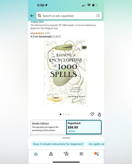 Judika Illes
The Element Encyclopedia Of 1000 Spells: A Concise Reference Book