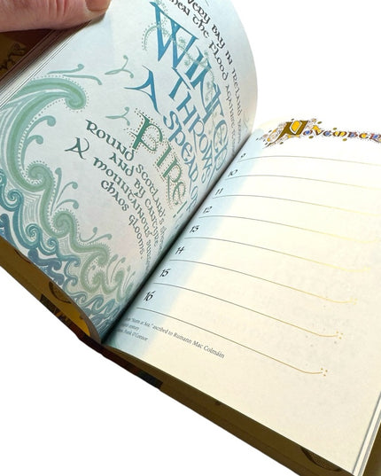 An Illuminated Celtic Book of Days HC book First printing