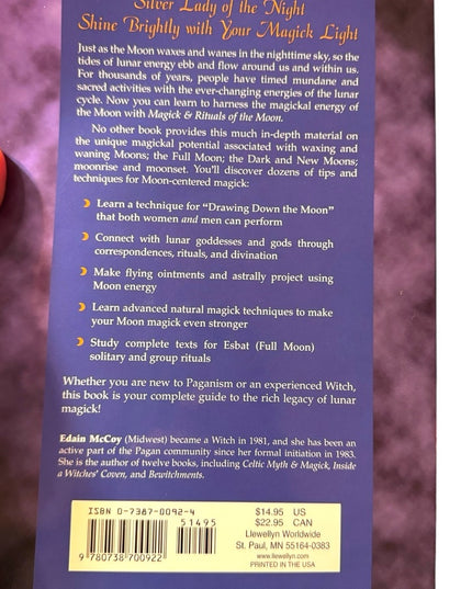 Magick & rituals of the moon
Book by Edain McCoy SC BOOK