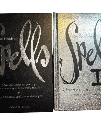 The Book of Spells 1 & 2 HC VG Wicca casting