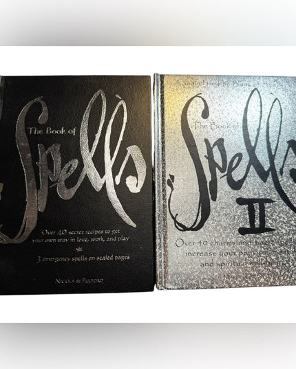 The Book of Spells 1 & 2 HC VG Wicca casting