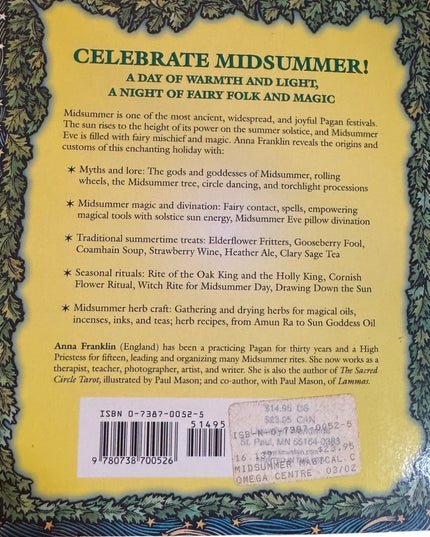 Midsummer: Magical Celebrations of the Summer Solstice SC BOOK Wicca