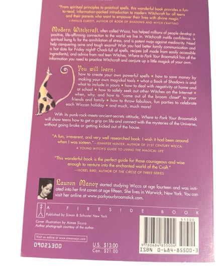Where to Park Your Broomstick: A Teen's Guide to Witchcraft SC BOOK OOP