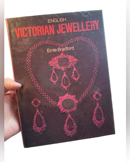 English Victorian Jewelry Hard cover reference book OOP 1959 Vintage