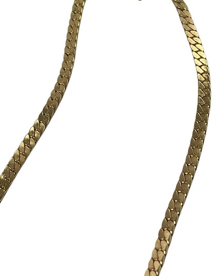 Vintage 1980s C DIOR Purple crystal choker gold finish necklace
