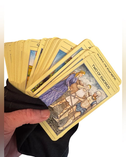 The Mythic Tarot BOOK Boxed Set CARDS Spread sheet
OOP Rare Juliet Sharman-Burke