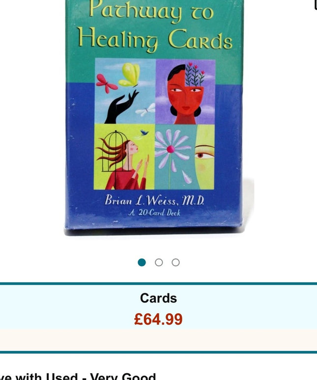 Rare oop Brian Weiss
Healing Mind & Spirit Cards: A 50-Card Deck
oracle