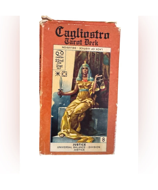 Vintage Cagliostro Tarot Deck Rare oop htf C1981