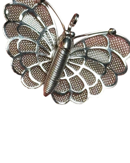 Vintage 1950s Boyd Bond sterling silver 925 BUTTERFLY brooch