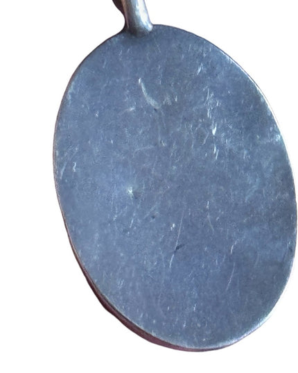 Vintage jasper sterling silver handmade southwestern pendant