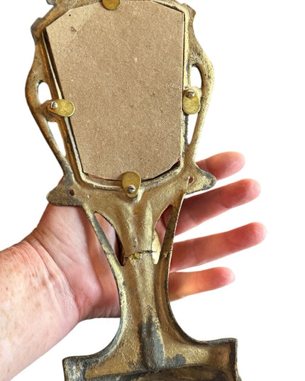 Antique solid Brass Art Nouveau table top picture frame art deco 1920s