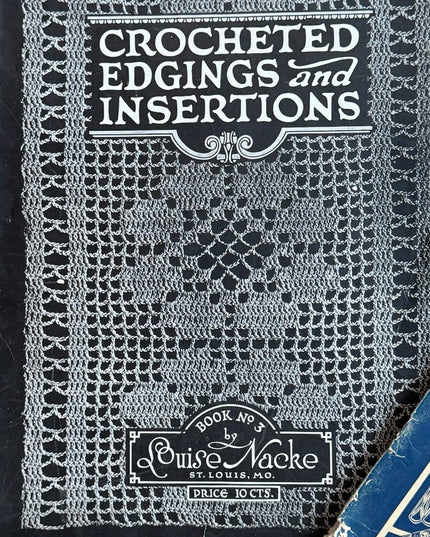 Antique Art Deco 1920s  Crochet Book LOT Collection 5 pcs