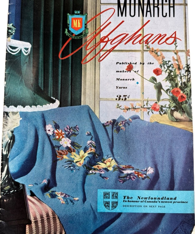 Vintage & Antique Crochet and Knitting AFGHAN Pattern Book LOT Collection 4 pcs