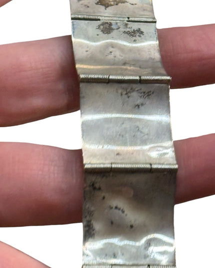 Vintage Sterling Silver 925 TAXCO Aztec Mayan Mexico Calendar  Bracelet