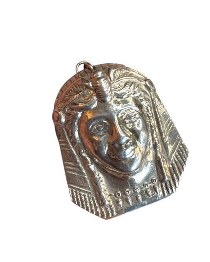 Vintage sterling Silver 925 RVP Egyptian Pharaoh Pendant