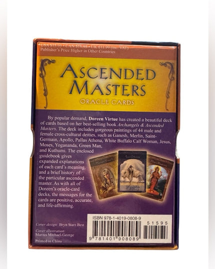 Doreen Virtue Ascended Masters Oracle Cards OOP Rare origional cards Complete