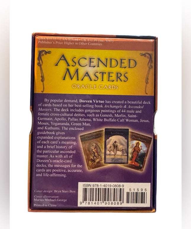 Doreen Virtue Ascended Masters Oracle Cards OOP Rare origional cards Complete