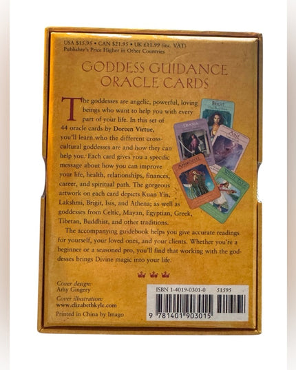 Goddess Guidance Oracle Cards by Doreen Virtue OOP Origional deck