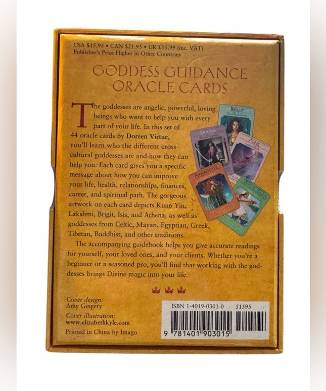 Goddess Guidance Oracle Cards by Doreen Virtue OOP Origional deck