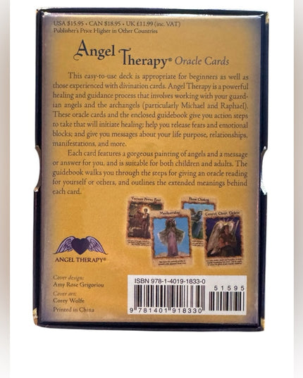 Doreen Virtue Angel Therapy Oracle Cards VG orig deck OOP Hay House