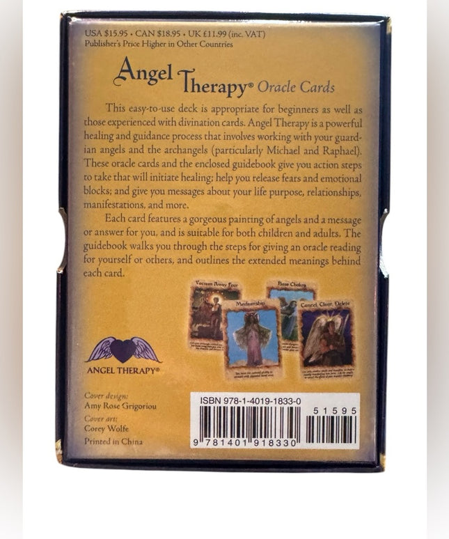 Doreen Virtue Angel Therapy Oracle Cards VG orig deck OOP Hay House
