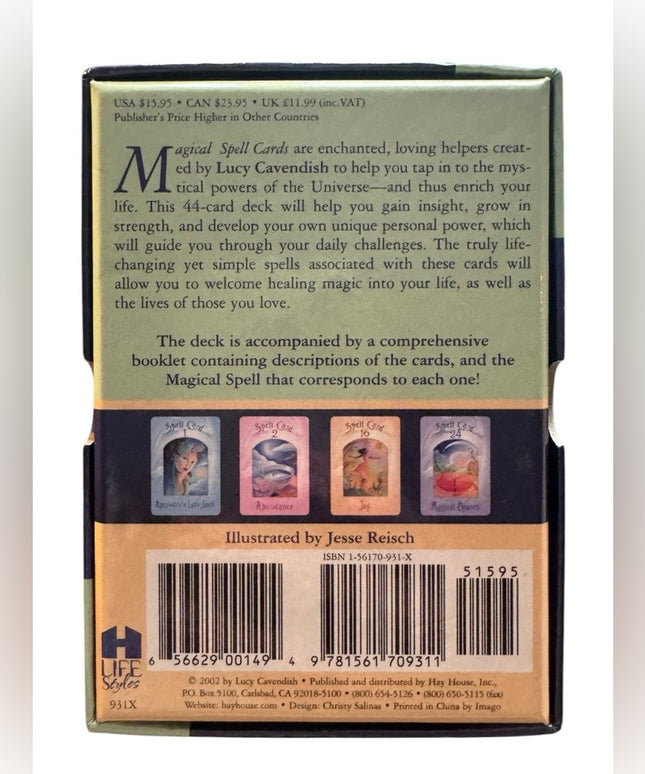 Magical Spell Cards by Lucy Cavendish Orig Deck Hay House OOP C2002
