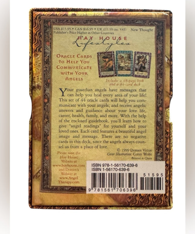 Healing with the Angels Oracle Cards C1999 Orig Deck 1st issue Hay House OOP