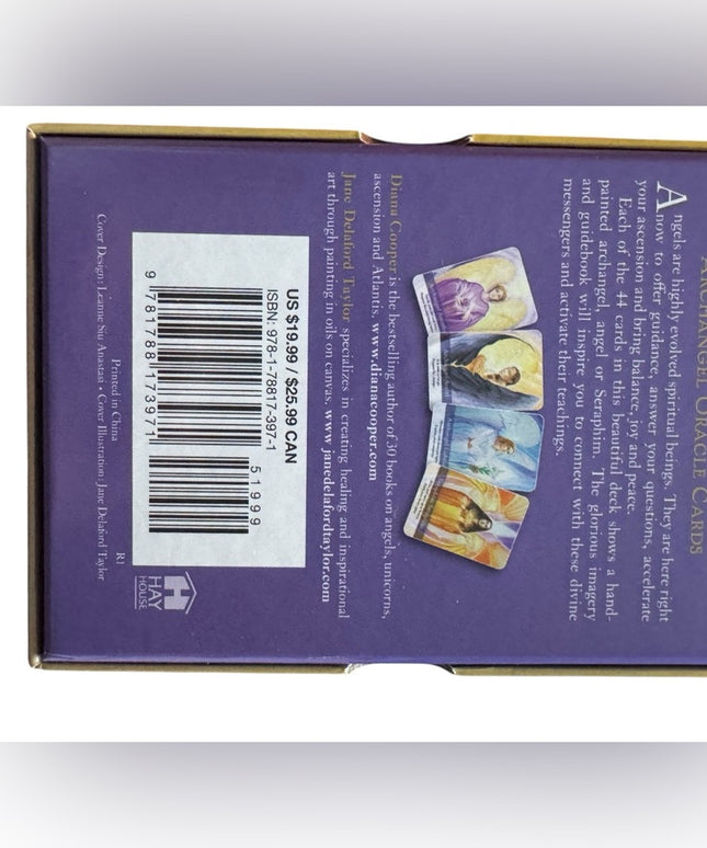Archangel Oracle Cards by Diana Cooper LN Oracle Hay House Orig Deck
