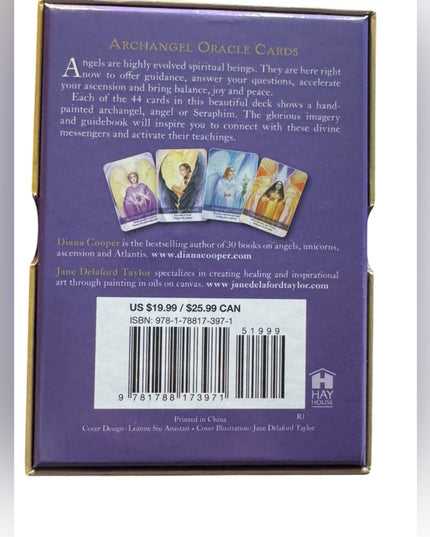 Archangel Oracle Cards by Diana Cooper LN Oracle Hay House Orig Deck