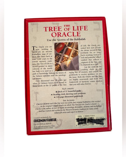 The Tree of Life Oracle Deck Boxed Set LN Kabbalah