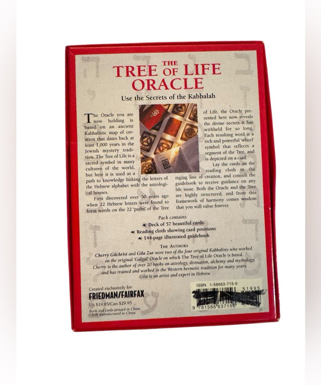 The Tree of Life Oracle Deck Boxed Set LN Kabbalah