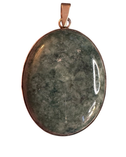 Vintage Guatemalan Sterling Pendant, Artisan Reversible,  Jade Quetzal Bird