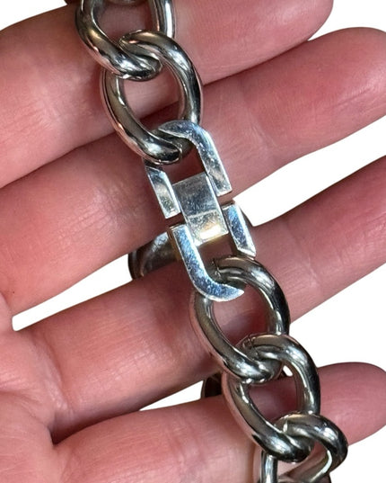 Monet Silver Women's Chain Bracelet Watch