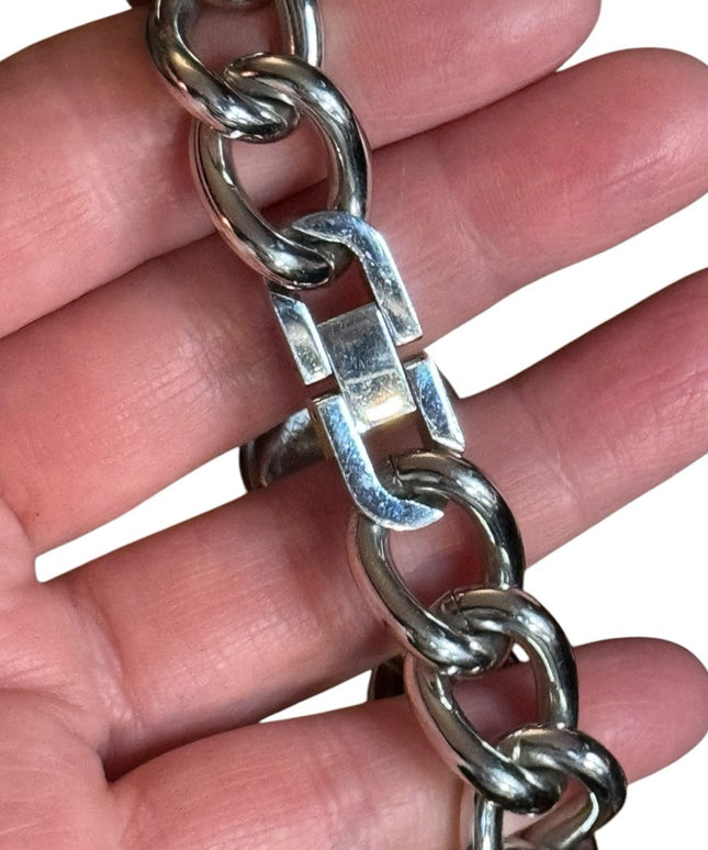 Monet Silver Women's Chain Bracelet Watch