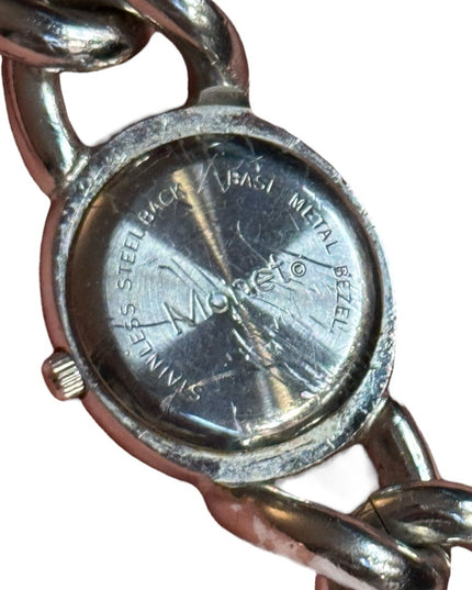 Monet Silver Women's Chain Bracelet Watch
