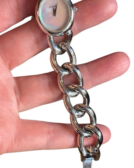 Monet Silver Women's Chain Bracelet Watch