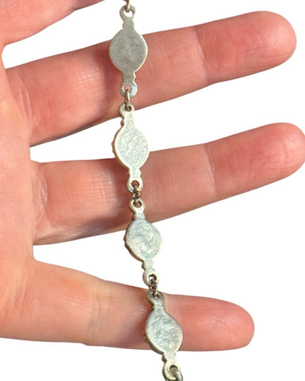 Elegant Purple amethyst  Gemstone sterling silver 925 tennis Bracelet