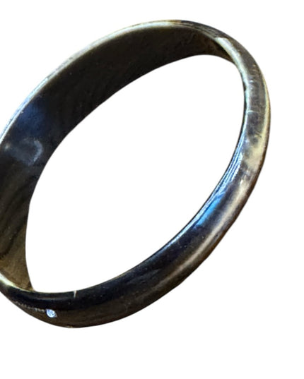 Late 19th Centrury Antique Art Deco celluloid Black rhinestone Bangle Bracelet