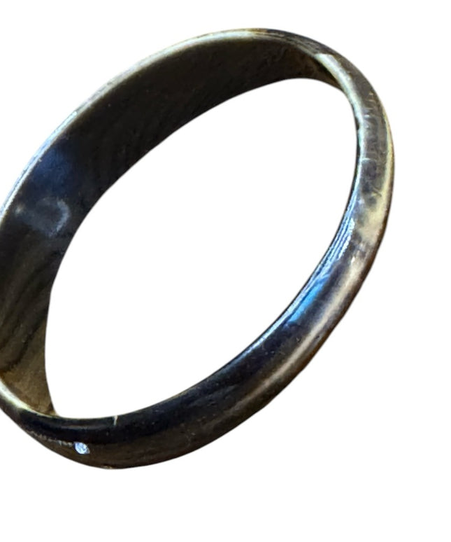 Late 19th Centrury Antique Art Deco celluloid Black rhinestone Bangle Bracelet