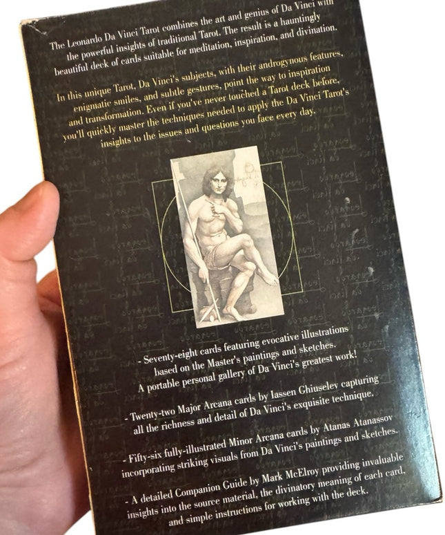 Da Vinci Tarot Deck and Book Set OOP HTF Deck & Cards