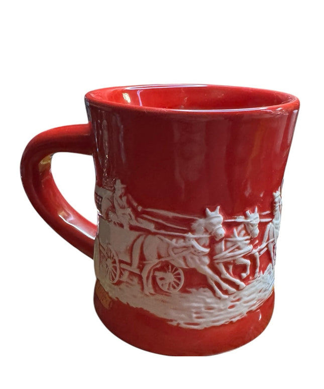 OFFICIAL CALGARY STAMPEDE SOUVENIR CHUCKWAGON MUG RED