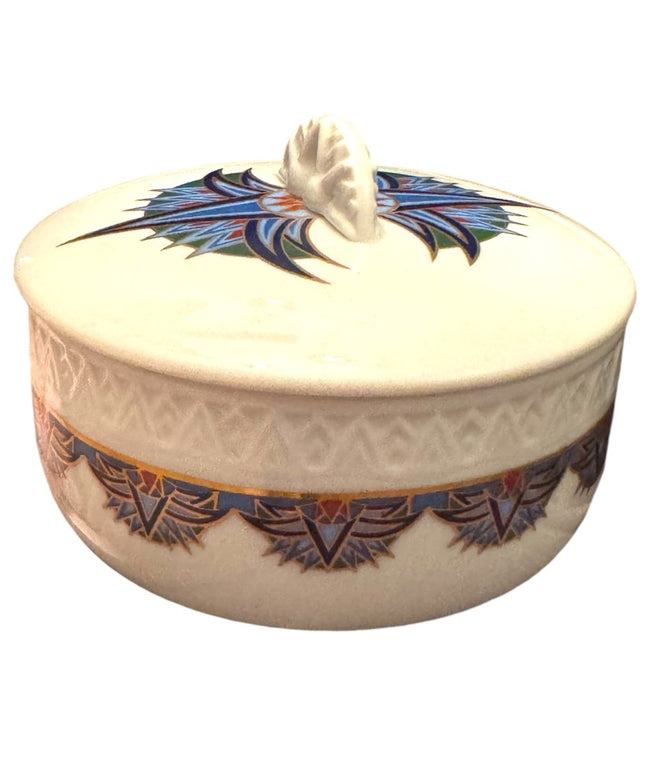 Elizabeth Arden Treasures of the Pharaohs Porcelain Covered Trinket Dish…