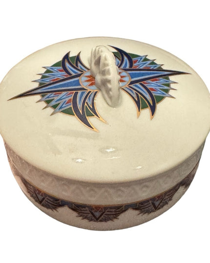 Elizabeth Arden Treasures of the Pharaohs Porcelain Covered Trinket Dish…