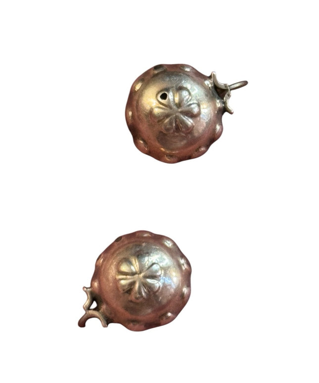 Antique  Gold filled screw back Earrings
